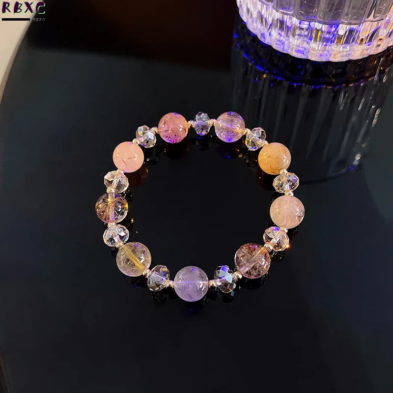 

RBXC Korean Version Super Flash Crystal Ball Bracelet Female Personality and Temperament