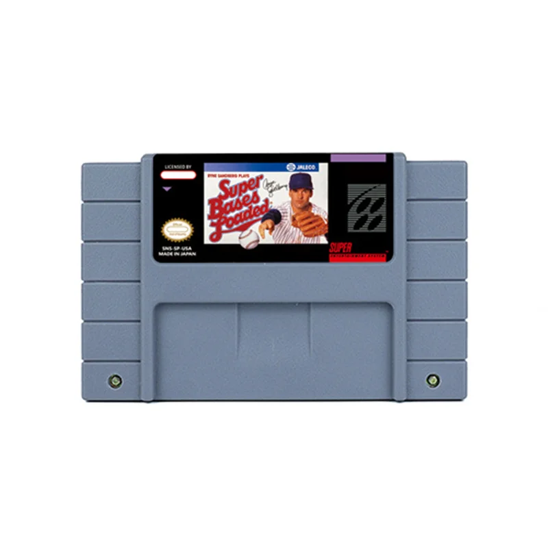 

Super Bases Loaded Action Game for SNES 16 Bit Retro Cart Children Gift