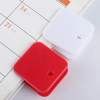 multicolor acrylic clamp paper clips ticket holder paper documents organizer student school office supplies bookmark binder clip