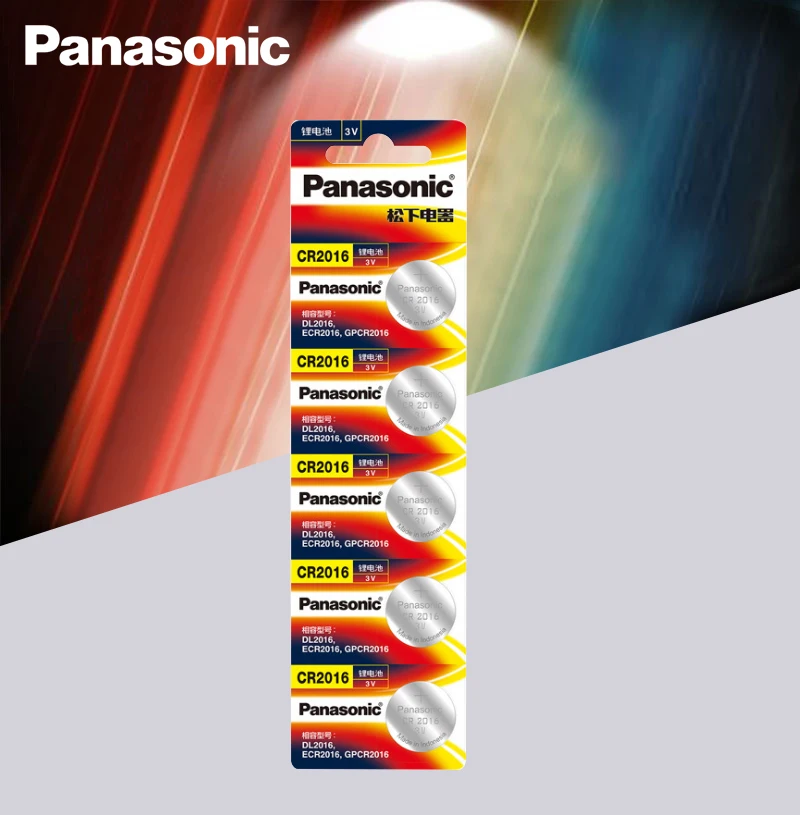 Литиевая батарея для часов Panasonic 10 шт./лот 3 в cr2016 DL2016 ECR2016 | Электроника