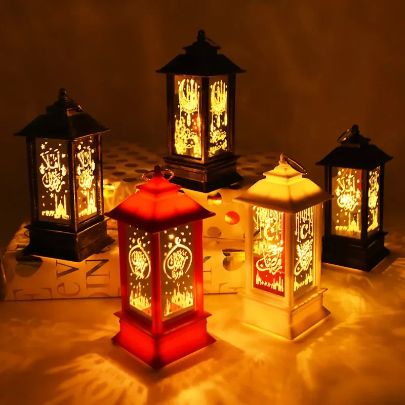 

NEW2022 LED Ramadan Lantern Wind Lights Ramadan Decorations For Home Eid Mubarak Islamic Muslim Festival Party Decor Ramadan Kar