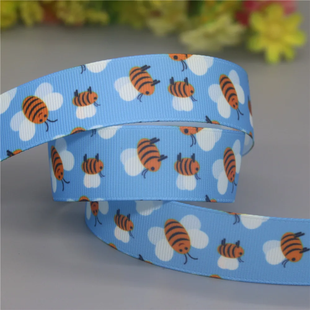 Корсажная лента DHK с принтом пчелы 50 ярдов аксессуары материал головной убор