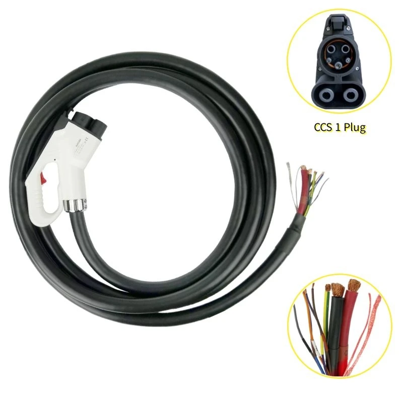 

DC 150A with 3meters cable EVSE J1772 Type 1 Charger for Electric car accessories for Ford COMBO EV Charger Connector CCS 1 Plug