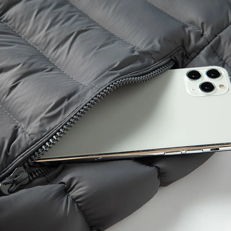 Winter Men's Warm Waterproof Jacket 2022 New Thickened Hooded Parker Jacket Slim Fashion Outerwear Zipper Top