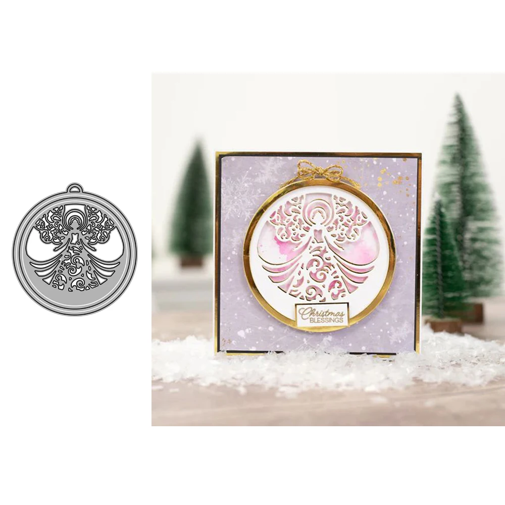 2024 металлические штампы AliliArts рамка для рождественской сцены сделай сам