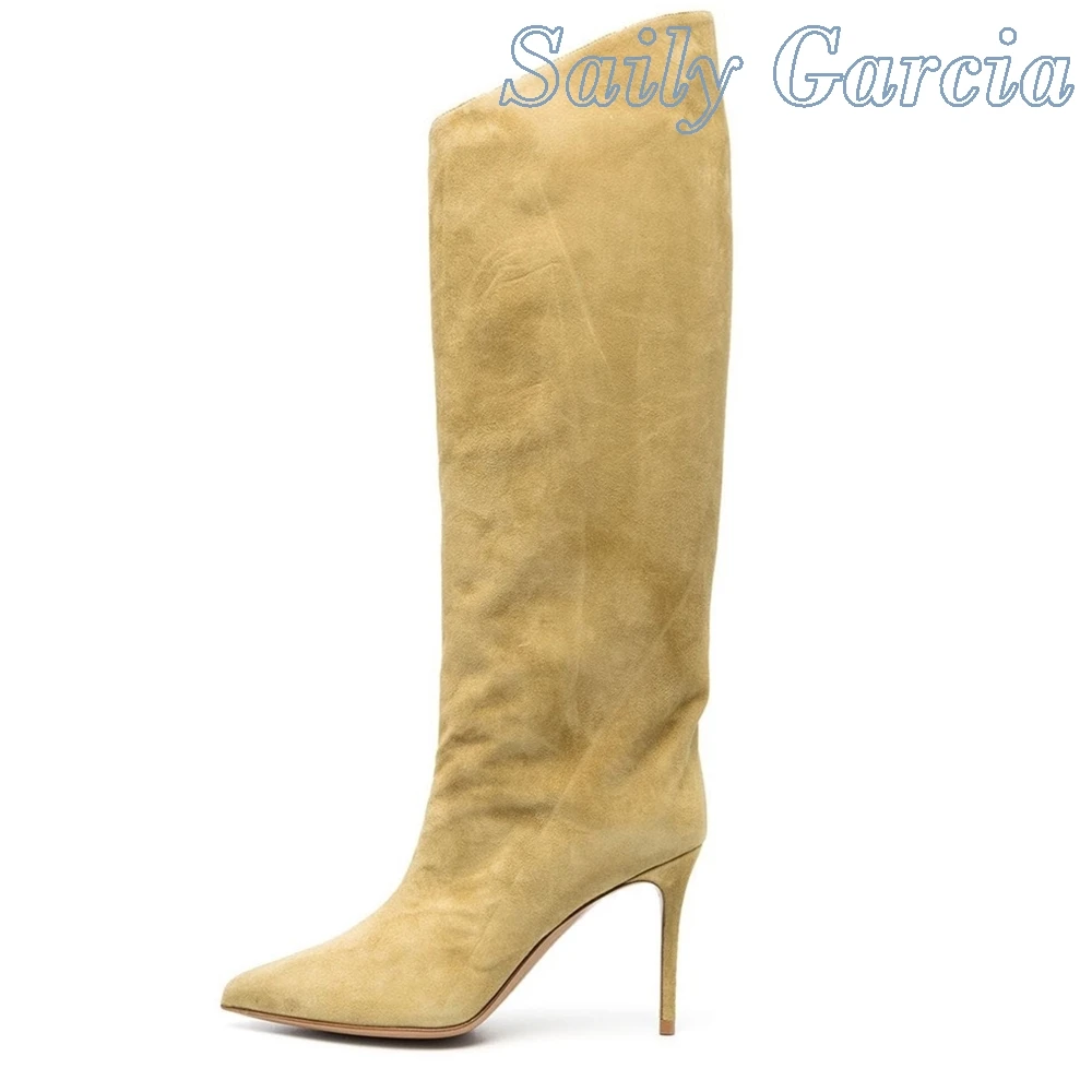 Tie Dye Newest High Heel  Personality Boots Pointed Toe Street Style Colorful 2022 Winter Ladies Fashion Trend Sexy Women Shoes