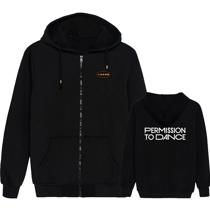

Kpop Bangtan Boys Permission To Dance Pullover Hooded cute Harajuku Fashion Hoodies women's chain sweater hoodie