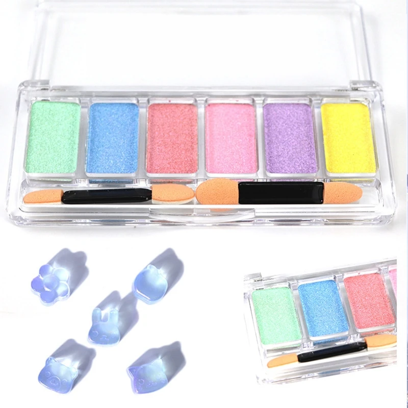 

Bath Bomb Colorant Paint Nail Art Eyeshadow Makeup Dye Epoxy Resin Pigment for DIY Soap Making Mica Powder 6 Color