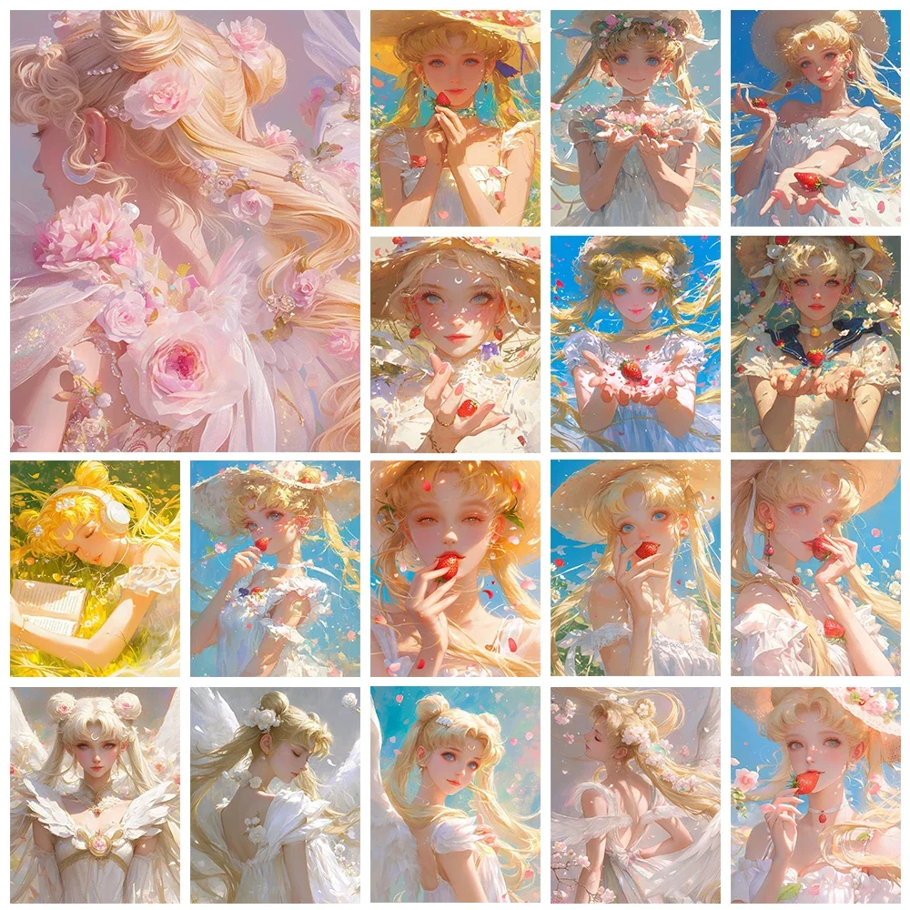 Aoger 5D DIY алмазная живопись Summah Molniye американский стиль мультфильм полная паста