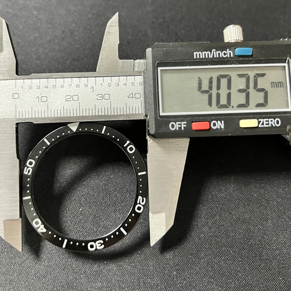 Watch Parts 40.35mm Full Luminous Mineral Glass Watch Bezel Insert Suitable For SBDC053 Watch Case