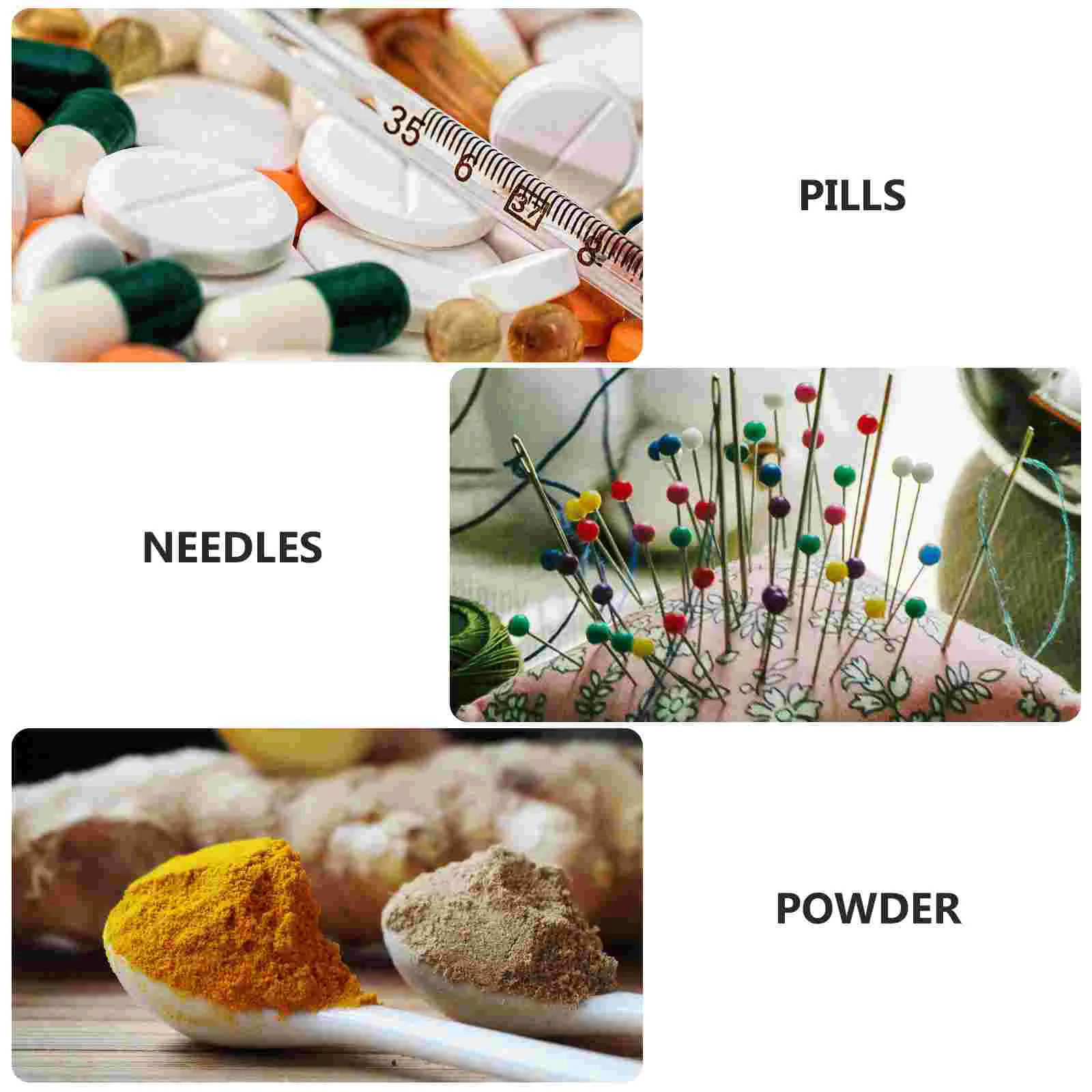 

100 Pcs Plastic Sewing Needle Bottles Transparent Storage Container Needle Tubes