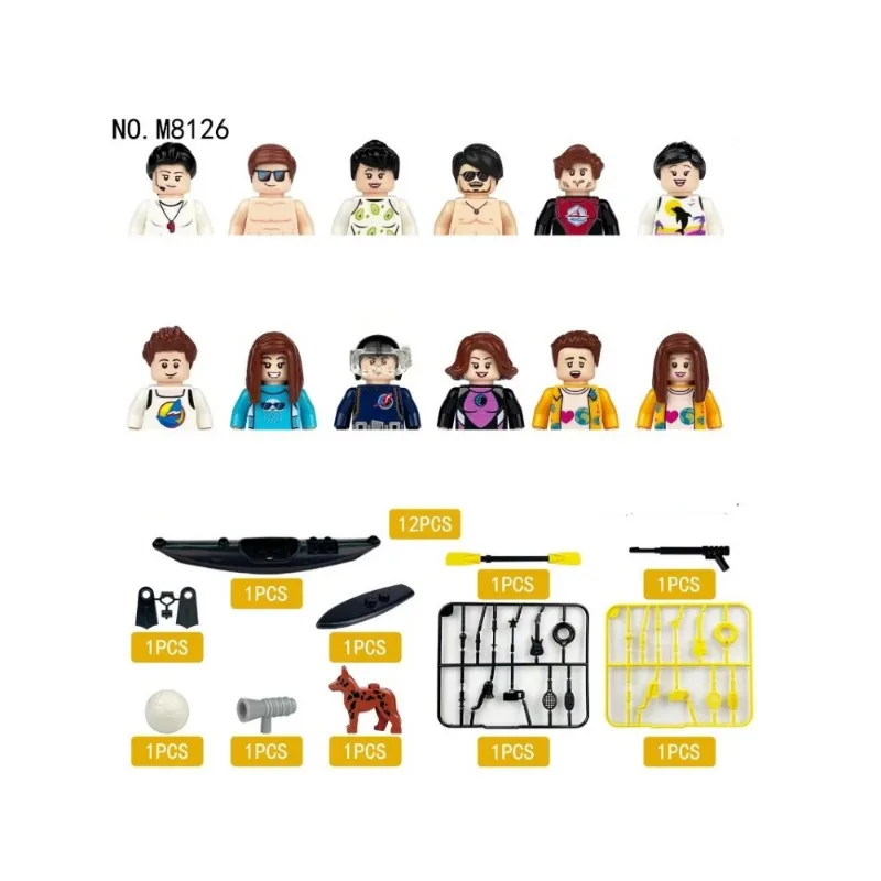 Миниатюрные фигурки из города набор строительных блоков типа куклы полицейские