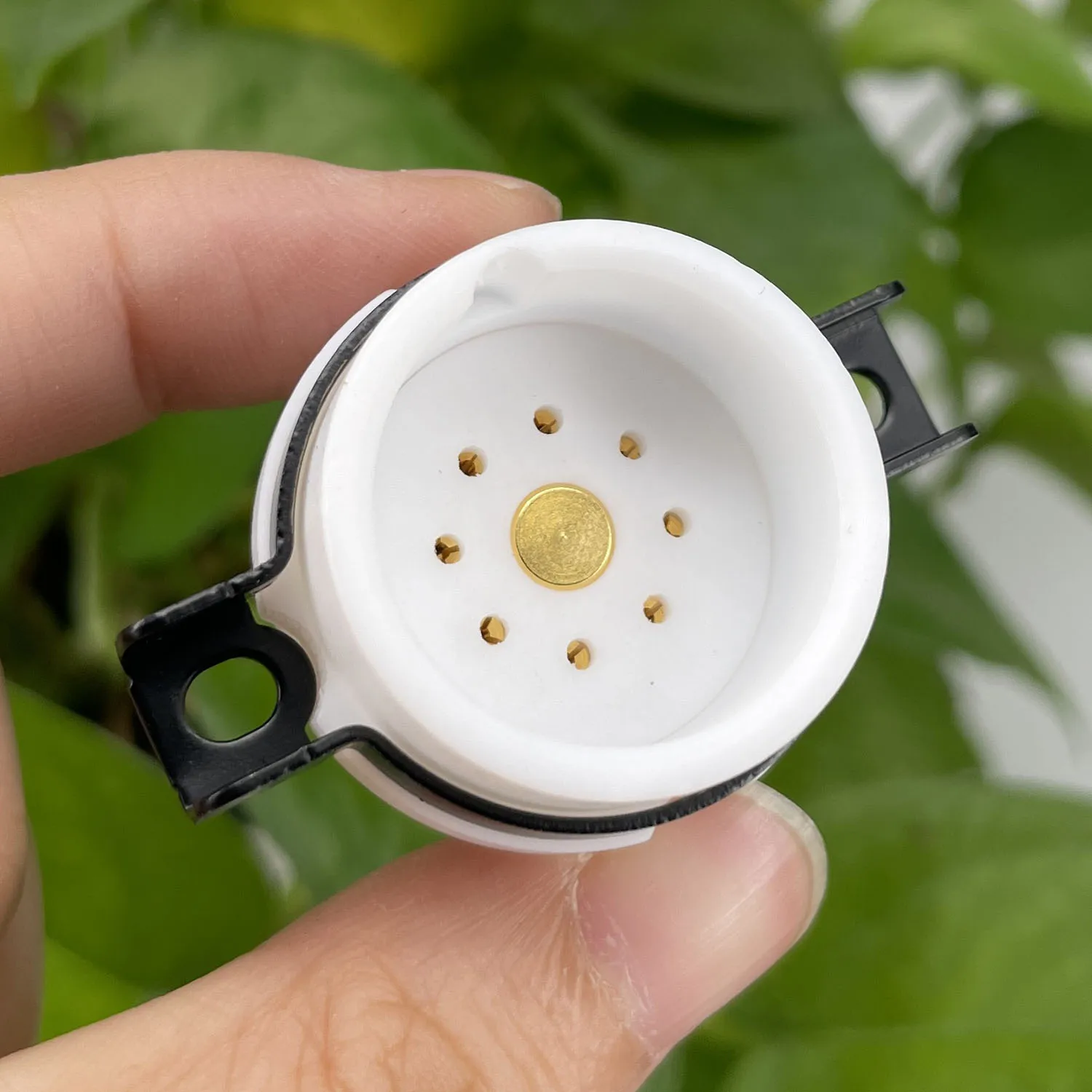 

1 шт. EIZZ 8-контактная ламповая розетка ECC40, цоколь клапана, разъем для лампы питания для усилителя звука Hifi ECC40 EF40 EF42, винтажная трубка