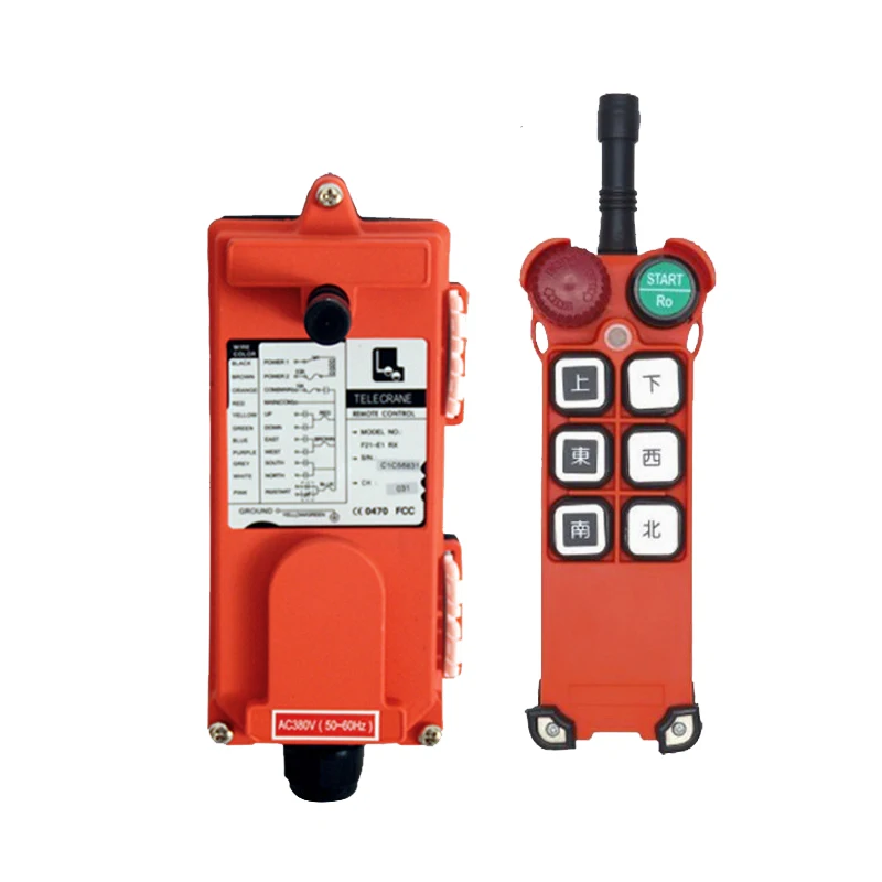 

Hot Sale 433Mhz Rf Module Hoist 6 Dual Speed Buttons General Industrial Radio Remote Control For Overhead Cranes Remote Control