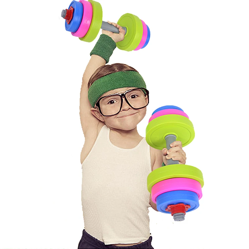 Juego De pesas con mancuernas ajustables para Niños, Juguetes sensoriales para Niños pequeños De 3, 4, 5, 6 y 8 Años