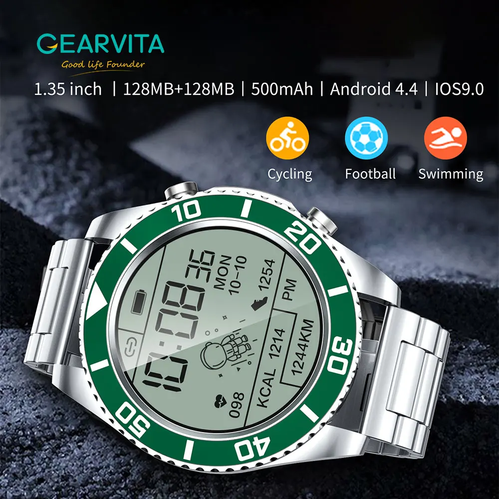 2022 мужские деловые Смарт-часы с высоким диапазоном полный круг сенсорный экран