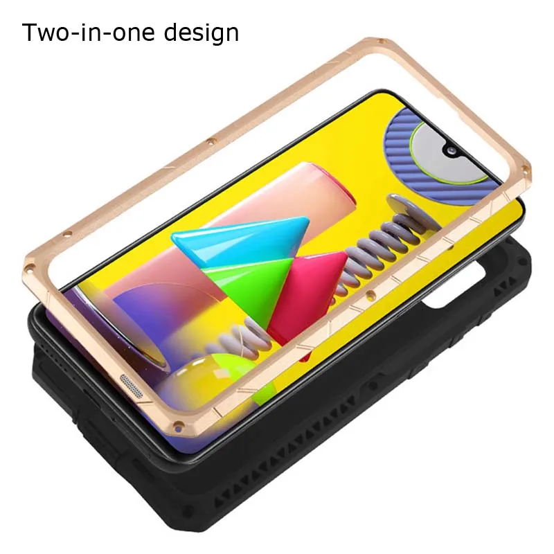 Hard Aluminum Metal Protector Case For Samsung Galaxy Note 20 Note20 ultra A50 A70 A80 A90 A51 A71 A515g A715g M30s M31 M51