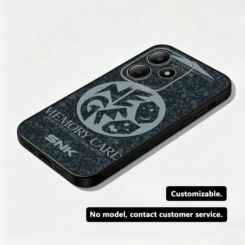 Фото Чехол для телефона SNK Neo Geo для Xiaomi Redmi 14C 13C 12C Note 15 14 13 12 11 Pro Plus S, мягкий черный чехол для телефона №5