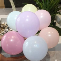 jmt 102030pcs 51012inch pastel latex colorful balloon macaron pink blue balloon wedding birthday party baby show decoration