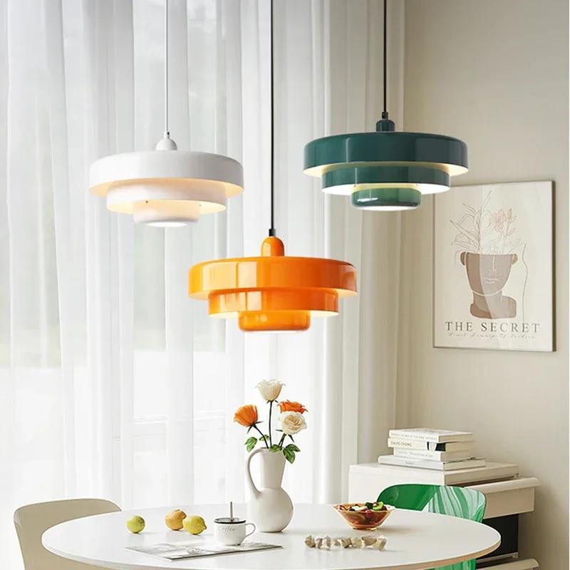 Скандинавские многослойные светодиодные подвесные светильники для торта