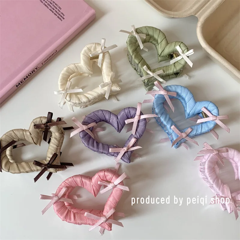 Новый зажим для волос с розовой лентой и бантом милый задней частью головы акулой