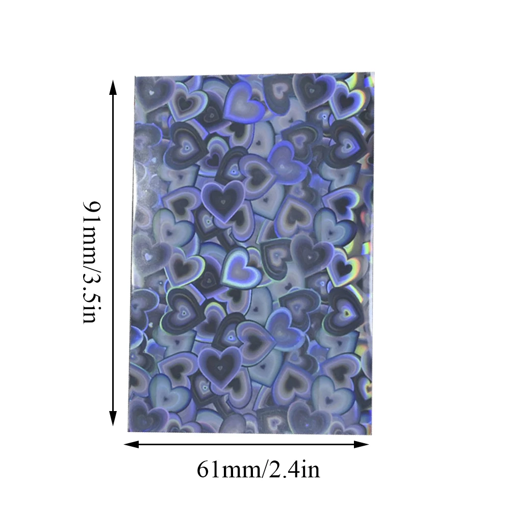Прозрачные милые Чехлы для карт с изображением идола блестящие сердца держатель