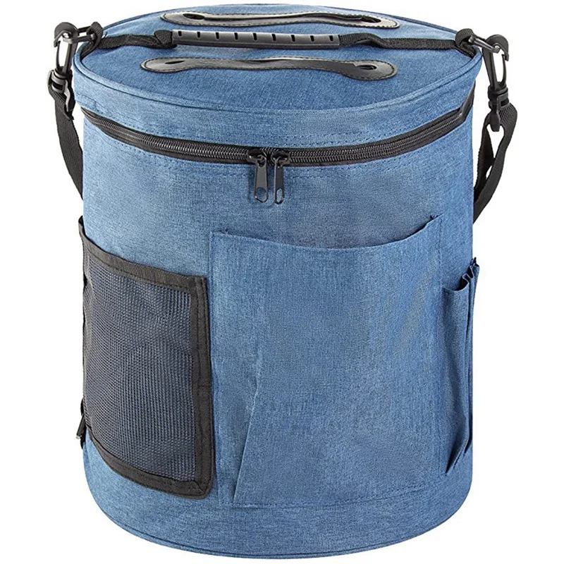 

Knitting Bags Yarn Storage Tote Yarn Ball Craft Tote Crochet Suitcase With Pockets Crochet Accessories