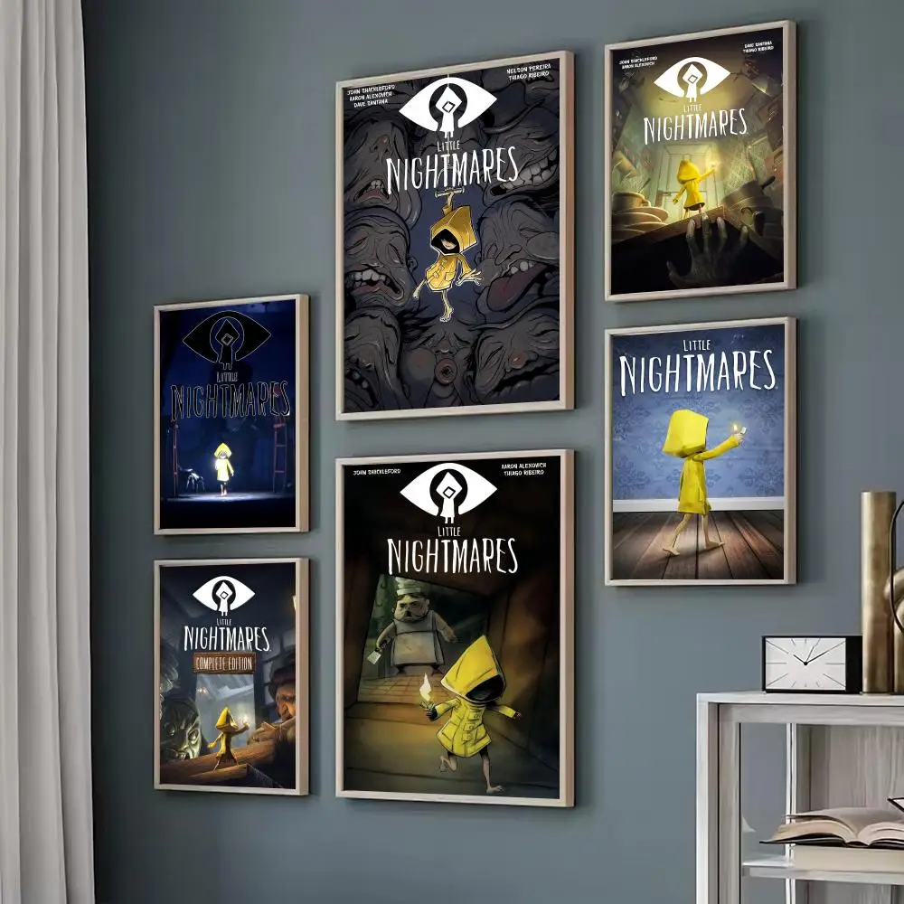 Фото Декоративные картины Game L-LittleS N-Nightmares, каллиграфия, настенные наклейки для украшения гостиной, бара, комнаты №1