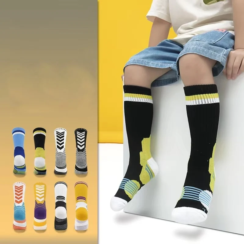 

Professional Children's Basketball Stockings Anti-slip Young Pupils Basketball Socks Thickened Outdoor Sport Socks High Tube