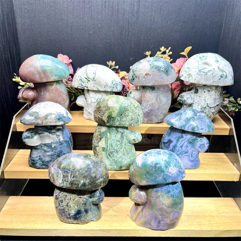 Бриллиантовые грибы из кристалла