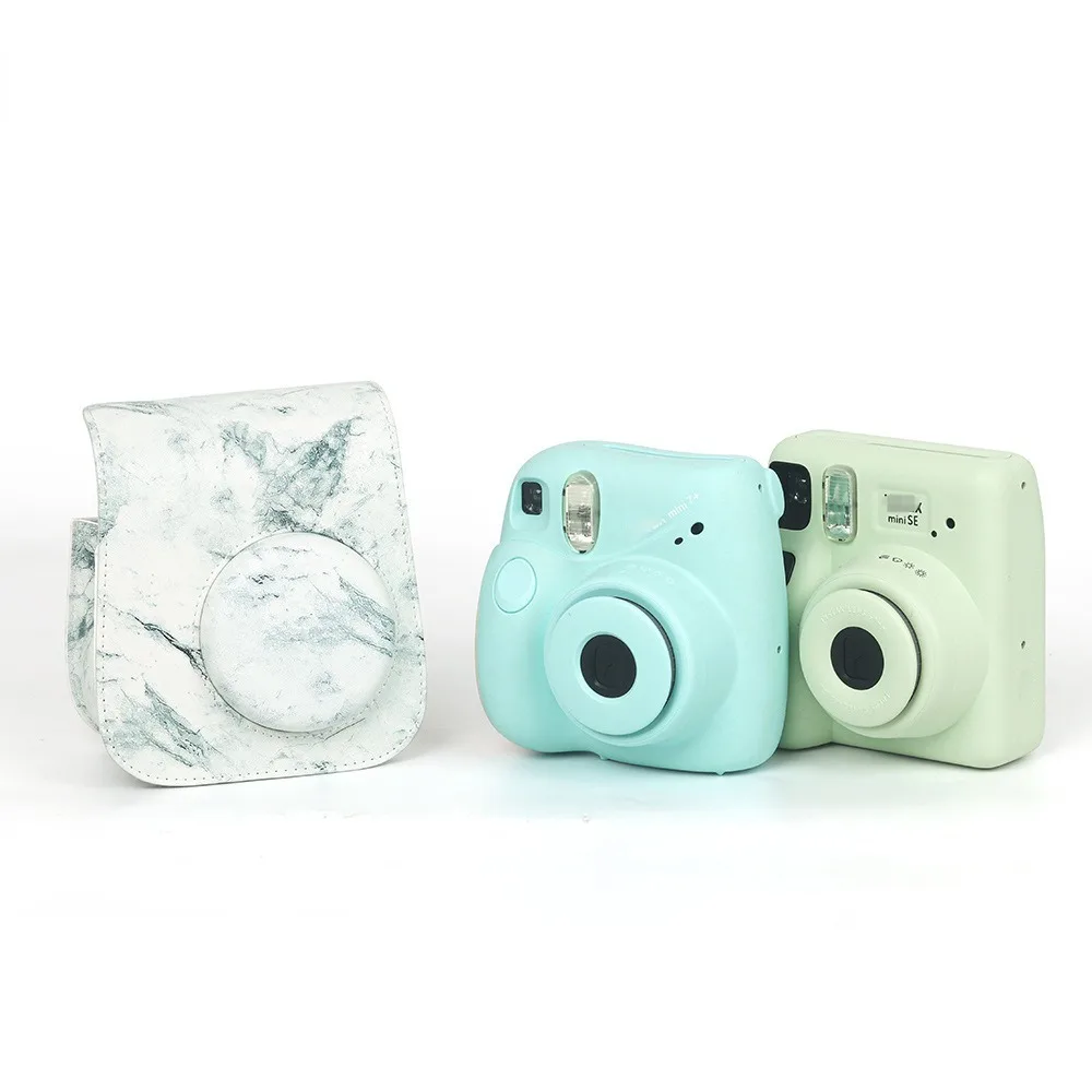 Портативный чехол из искусственной кожи для Instax Mini SE/7+ универсальная сумка