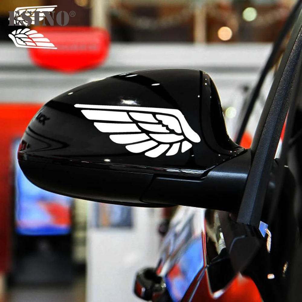 2 x зеркало заднего вида автомобильные наклейки забавные крылья ангела