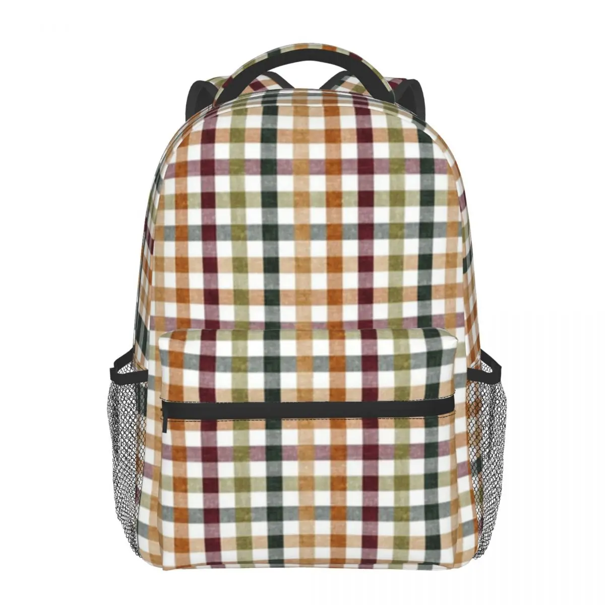 

Unisex Plaid Backpack Simple Striped Teenage Travel Laptop Preppy Style Casual Rucksack School Bag Gift Satchel 2022 New