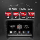 Автомобильный мультимедийный плеер, 9 дюймов, Android 11, DVD, 4 ядра, для Audi TT MK2 8J 2006-2012, 2 + 32 ГБ, автомобильное радио, GPS, RDS, FMAM, Wi-Fi, навигация