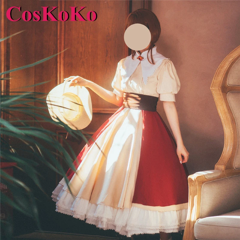 

CosKoKo Kinomoto Sakura Cosplay Anime CardCaptor Costume Grandpa's Gift Gorgeous Sweet Formal Dress Party Role Play Clothing