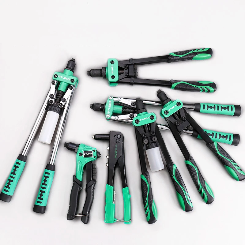 8/9.5/13/14/17 Inch Rivet Gun Hand Riveter Nail Rivet Gun Manual Handle Labor Saving  For 3/32-1/4Inch 2.4-6.4Mm Blind Rivet