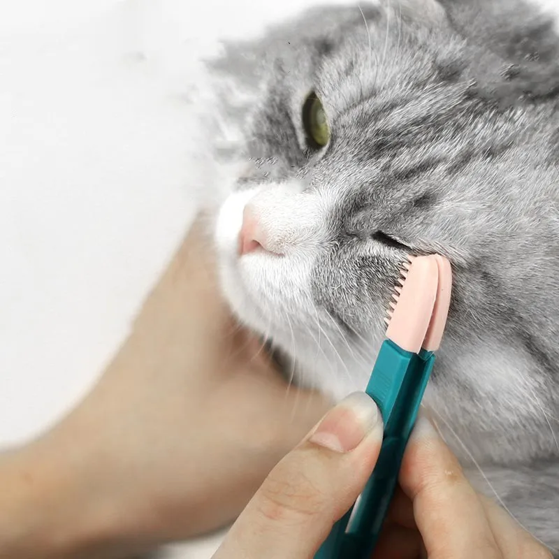 

Cat Eye Wipe Cat Brush Cat Open Knot Brush Eye Cleaner Pet Eye Cleaner Soft Brush for Cats Pet Cat Litter Scoop Pet Supplies