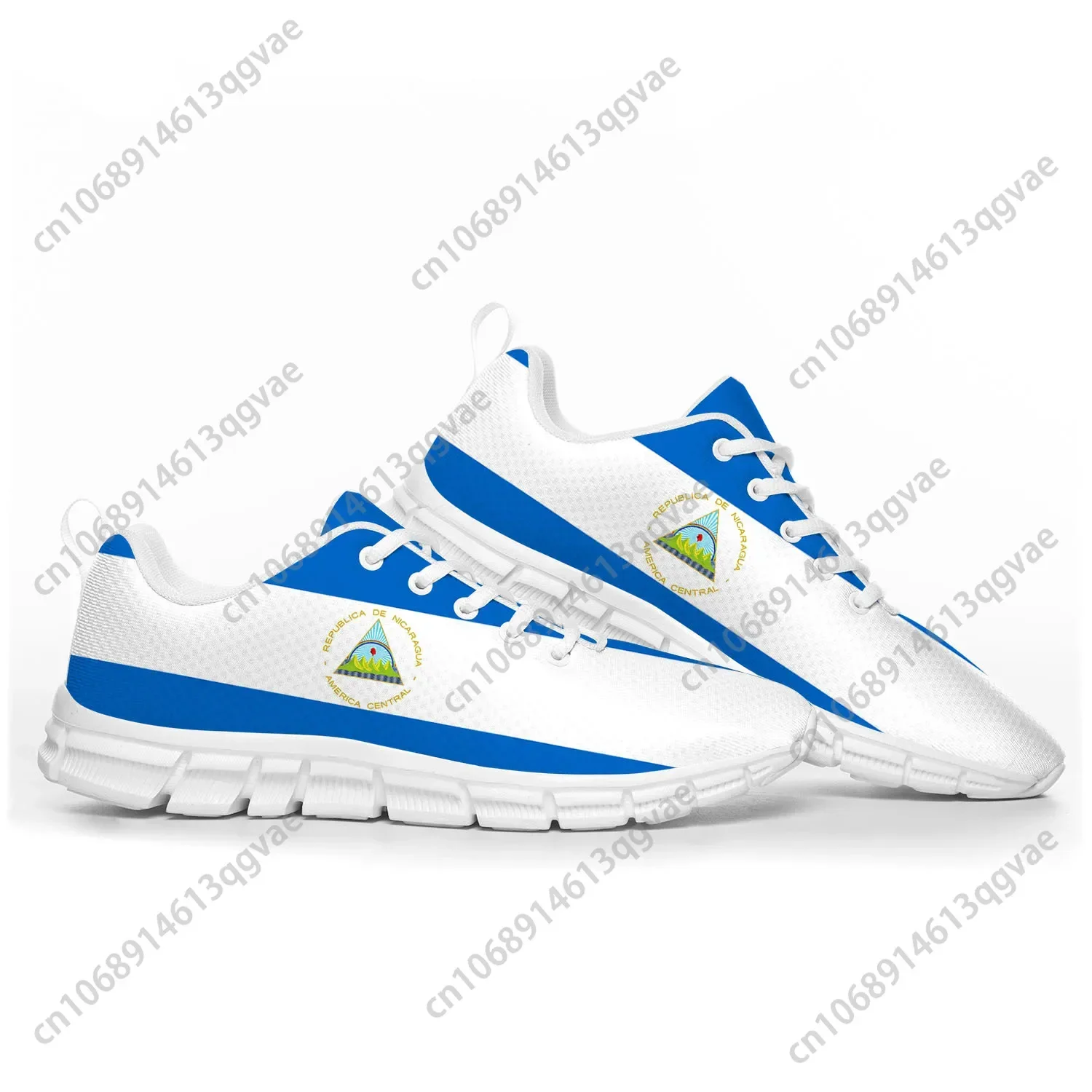 Спортивная обувь с флагом никарагуанского флага мужские женские подростковые