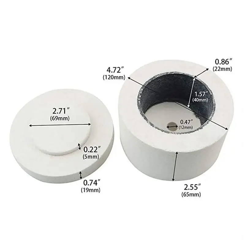 Набор из 2 шт. микроволновые печи для плавления стекла |