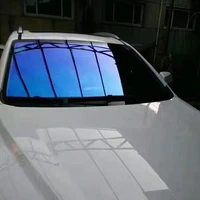 1.5M x 30M Windscreen Solar Film Roll Blue Chameleon VLT 67% Car Window Tint Windshield Shades Protection Explosion proof Foils