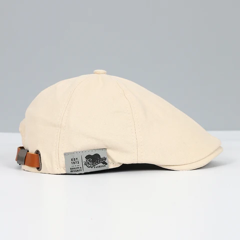 Capto de algodão Caps Blinders para homens chapéus boinas britânicos de estilo ocidental Cap clássico Mulher de inverno de linho vintage boina