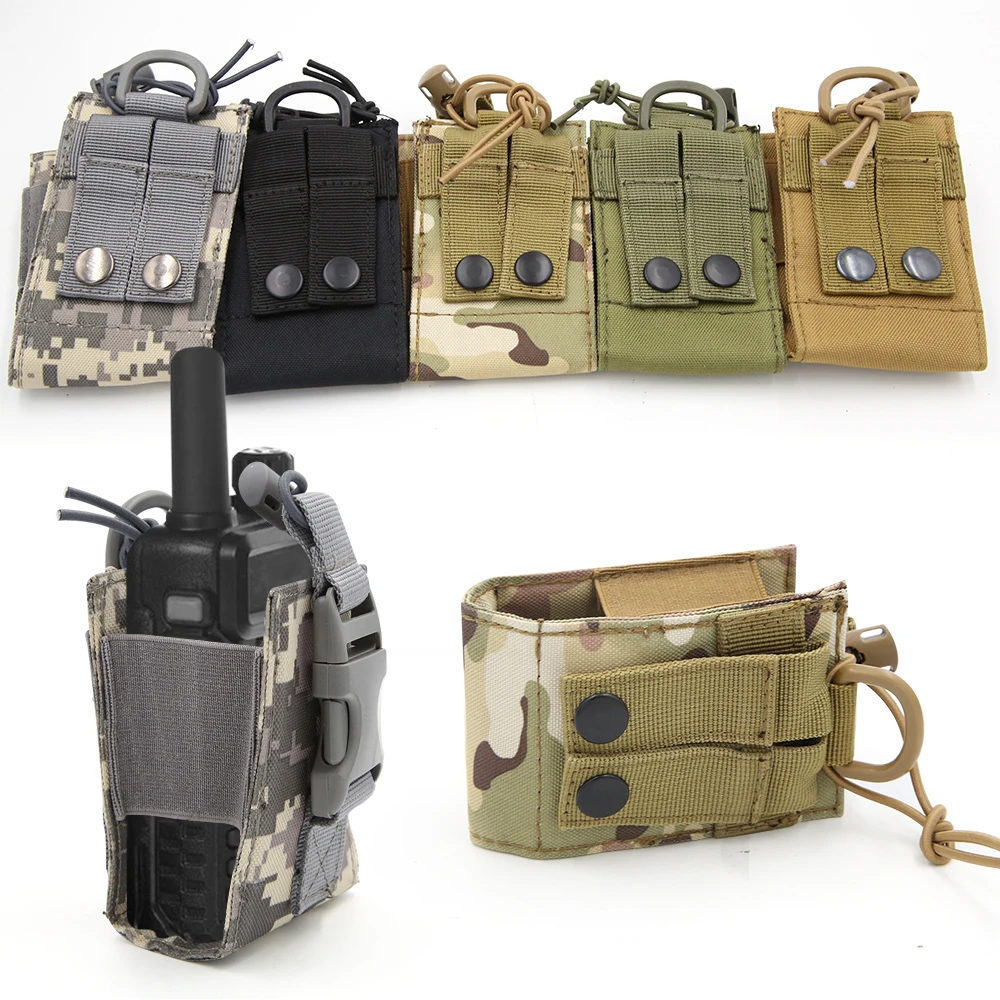 

Package Pouch Walkie Hunting Talkie Holder Bag Tactical Sports Pendant Military Molle Nylon Radio Magazine Mag Pouch Pocket