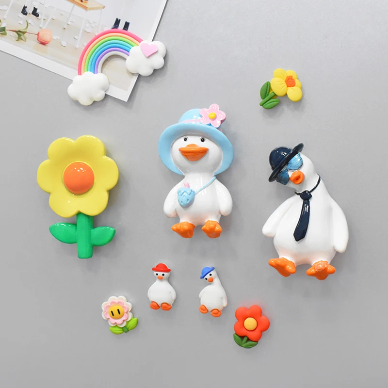 

Симпатичные Магниты в виде животных на холодильник сегодня также нужно заправить утку Магнит 3D креативные тюльпаны.