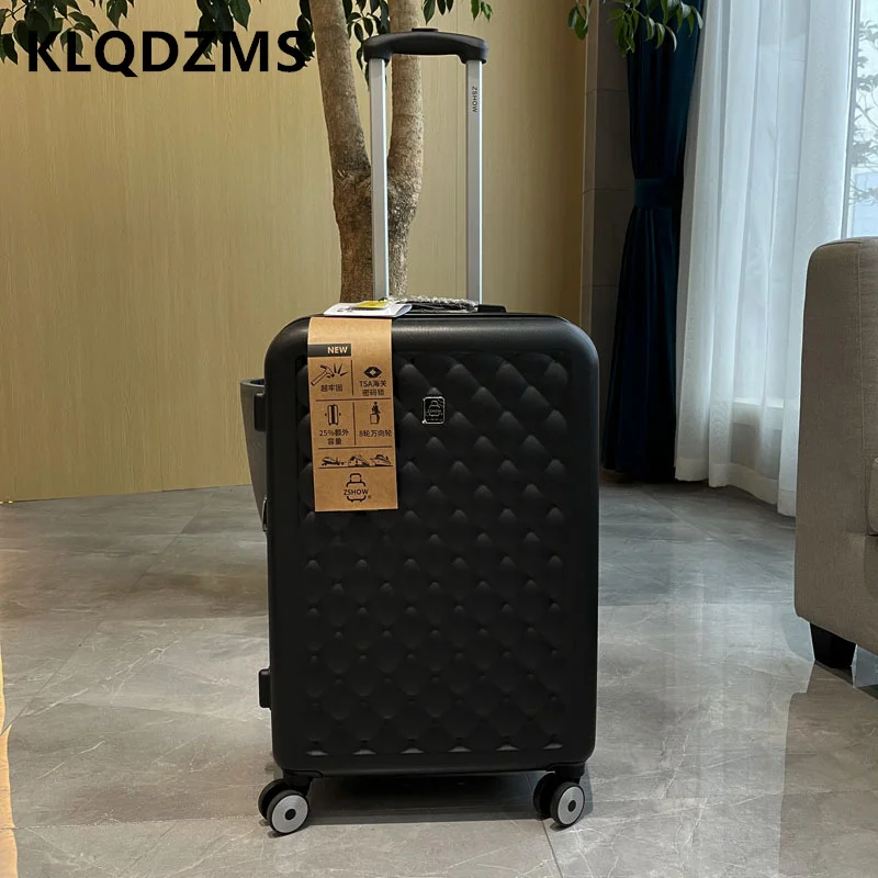 

KLQDZMS 20"24"26 Inch The New Luggage Ladies Trolley Case Men's Anti-scratch Boarding Box Mute Universal Wheel Rolling Suitcase