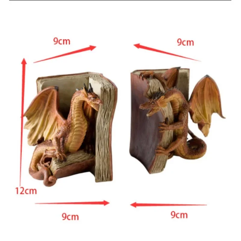 Драконий дракон подставки для книг полимерные Декоративные настольное