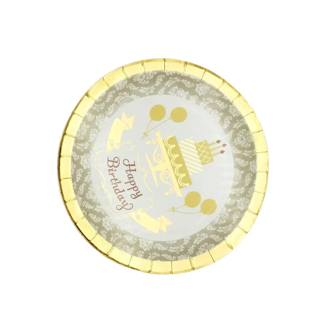 

6Pcs Disposable Cakes Paper Tray Round Cake Boards Dessert Plates Cardboard Circle Bases for Birthday Day