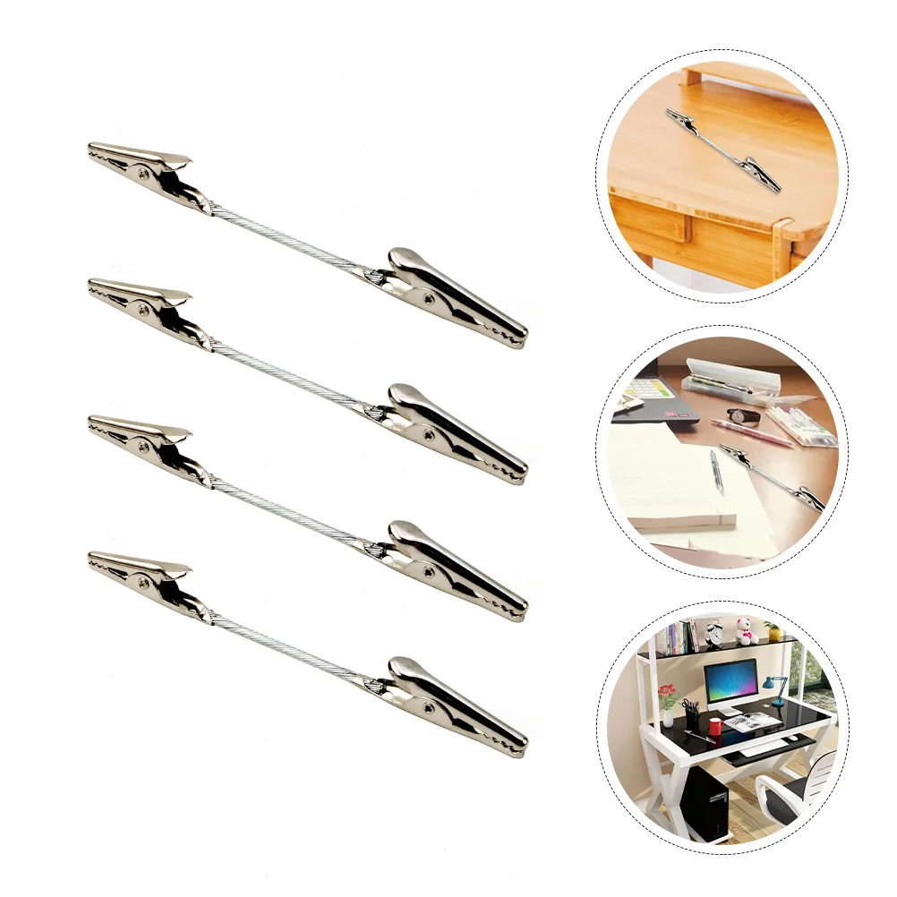 

12 Pcs Alloy Memo Clips Useful Picture Clamp Alligator Note Clip Postcard Holder
