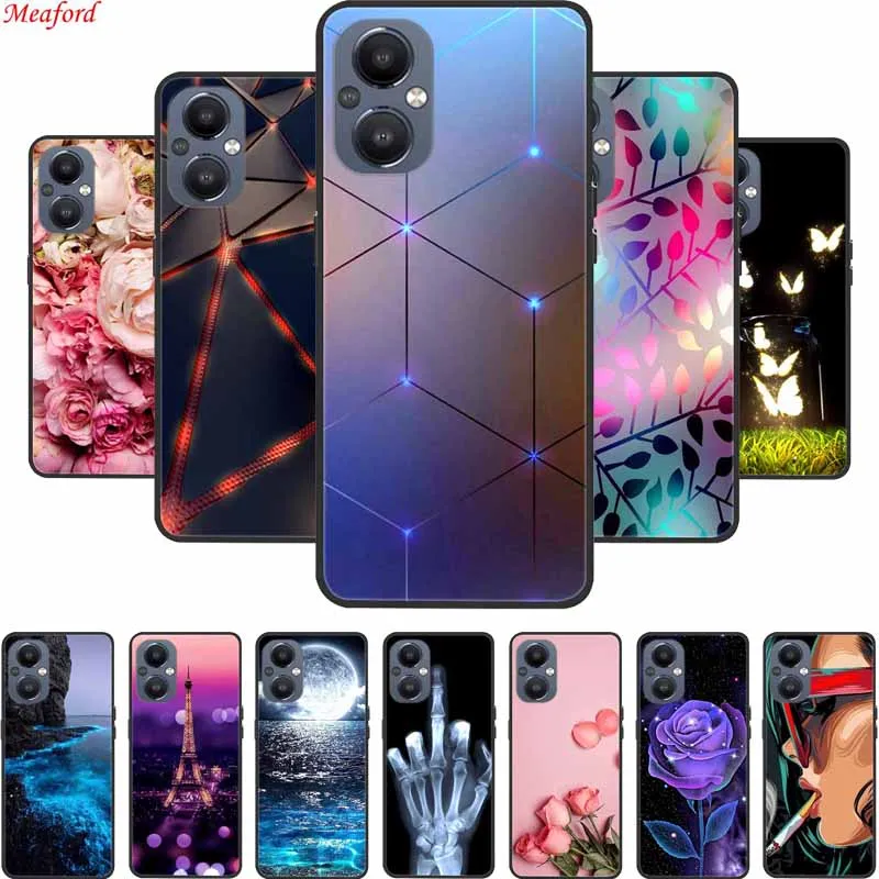 For Xiaomi Poco M5 Case Popular Image Black Silicone Soft Back Cover Case For Xiaomi Poco M5 Phone Case Cover POCO M 5 POCOM5