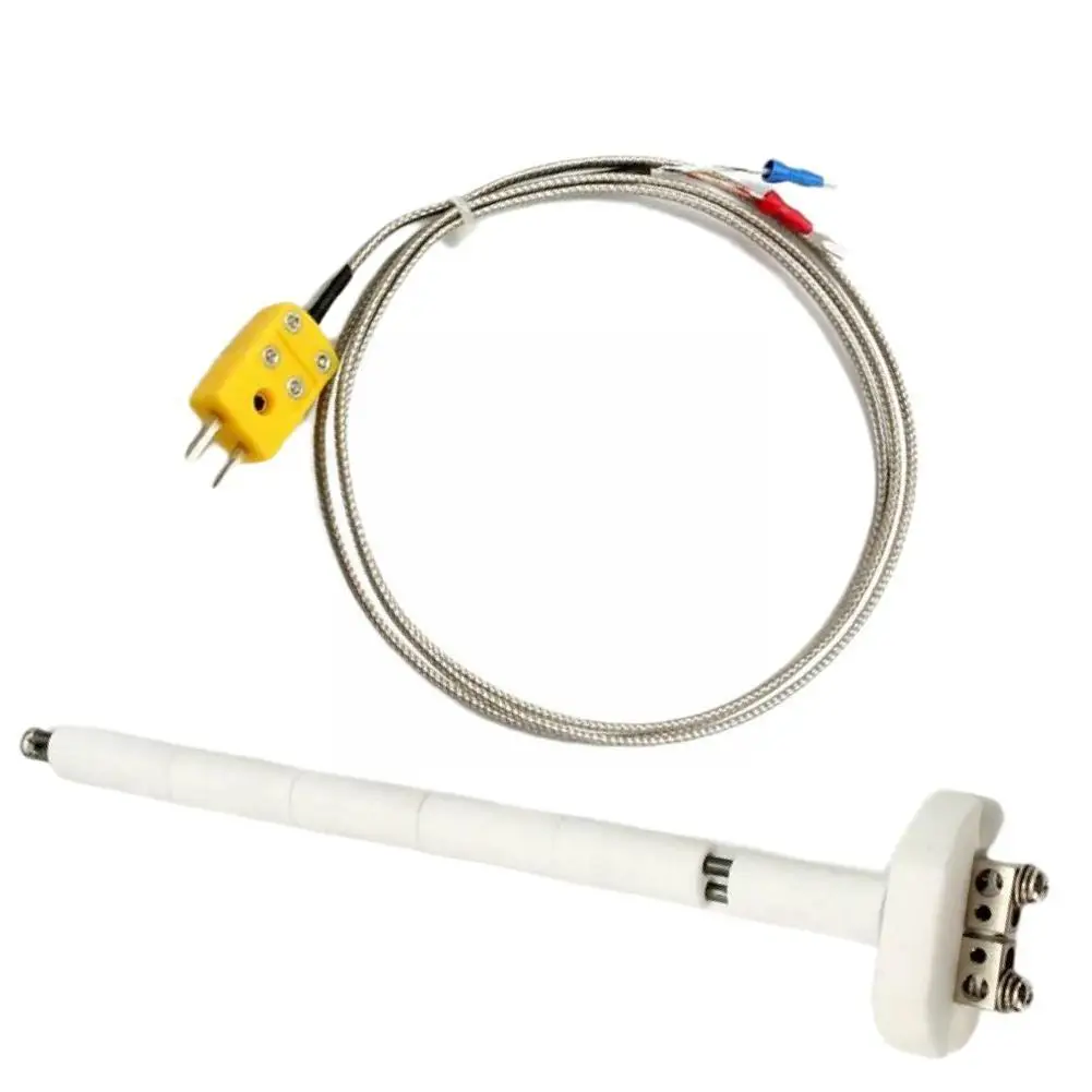 

Universal K-type Thermocouple Sensor Ceramic Furnace F/c Probe 1300°c Wire Thermal 2372°f Tool Parts 11g N8a6