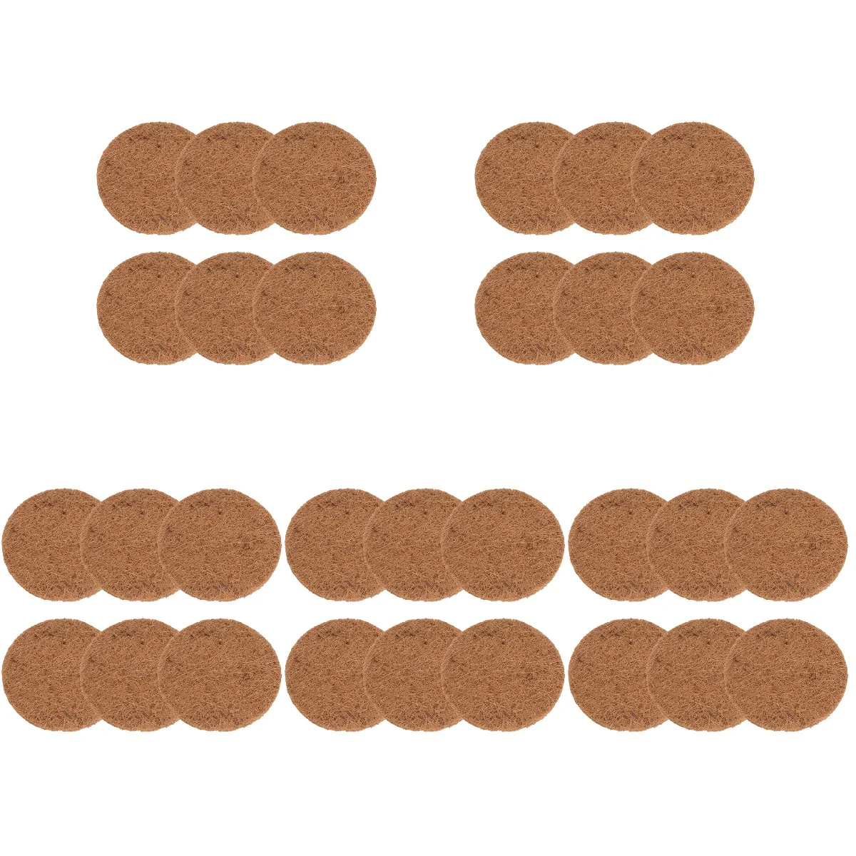 

30 pcs Round Thicken Multifunctional Natural Nesting Pad Bird Nesting Pads